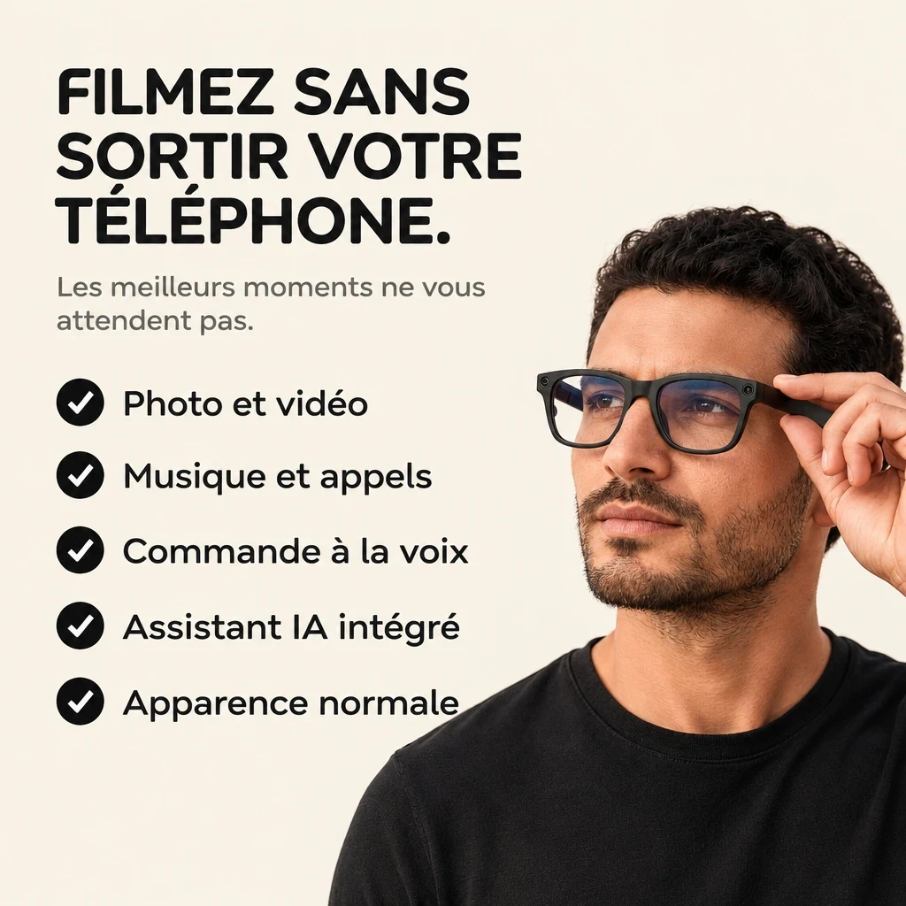 MOVE View™ – AI Smart Camera Glasses
