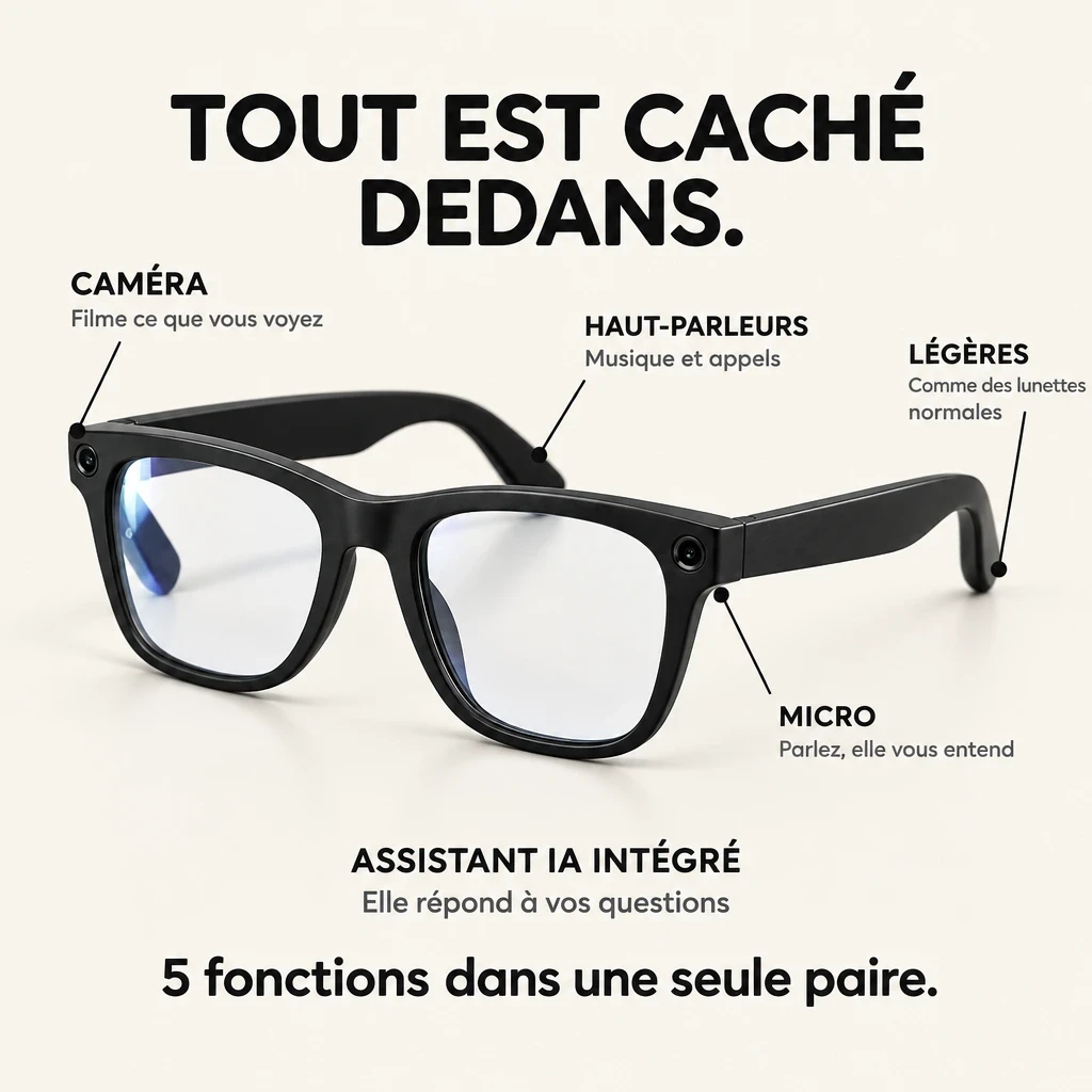 MOVE View™ – AI Smart Camera Glasses